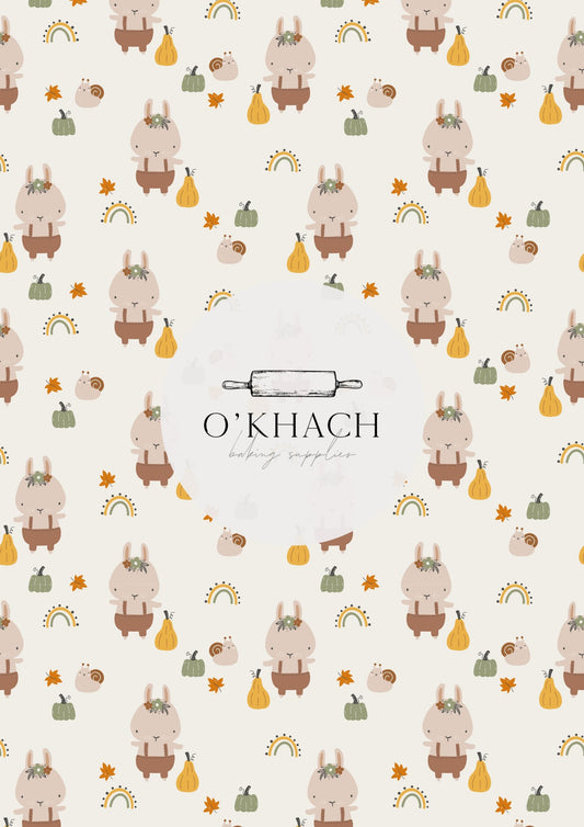 In The Woods Pattern No.2 - Edible Image - Premium Edible Image from O'Khach Baking Supplies - Just $16.99! Shop now at O'Khach Baking Supplies
