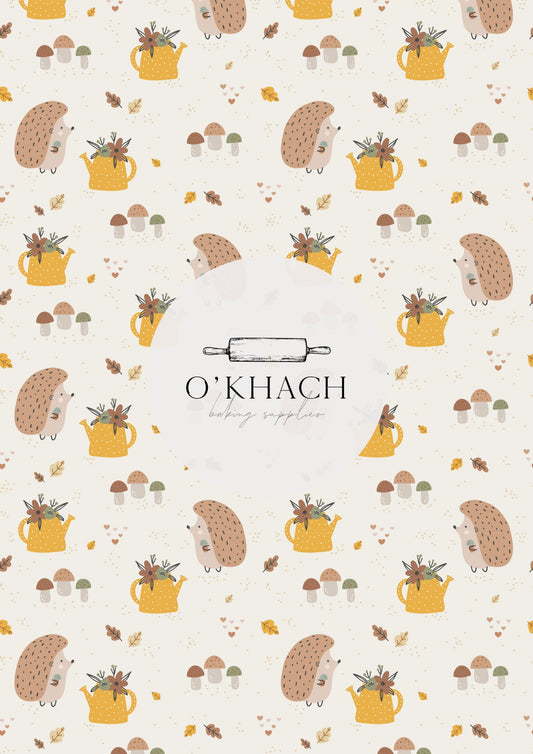 In The Woods Pattern No.6 - Edible Image - Premium Edible Image from O'Khach Baking Supplies - Just $16.99! Shop now at O'Khach Baking Supplies