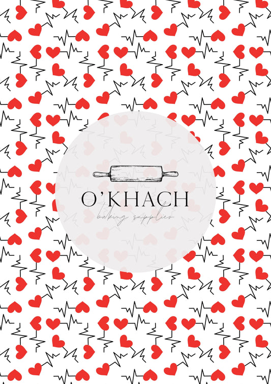 Love Details Pattern No.101 - Edible Image - Premium Edible Image from O'Khach Baking Supplies - Just $16.99! Shop now at O'Khach Baking Supplies