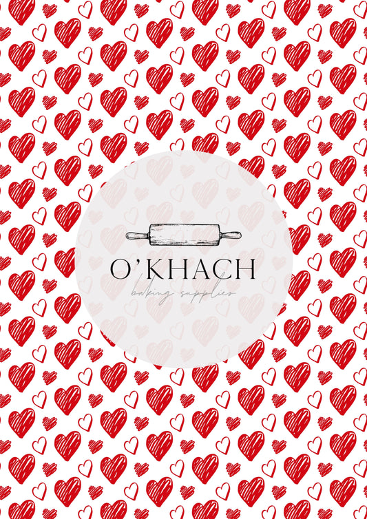 Love Details Pattern No.11 - Edible Image - Premium Edible Image from O'Khach Baking Supplies - Just $16.99! Shop now at O'Khach Baking Supplies