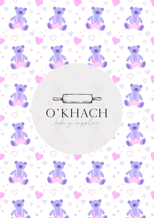 Love Details Pattern No.124 - Edible Image - Premium Edible Image from O'Khach Baking Supplies - Just $16.99! Shop now at O'Khach Baking Supplies