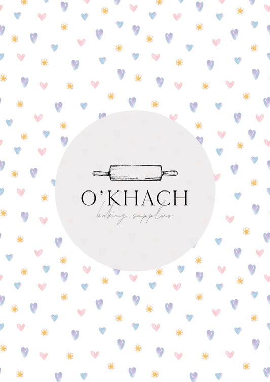 Love Details Pattern No.138 - Edible Image - Premium Edible Image from O'Khach Baking Supplies - Just $16.99! Shop now at O'Khach Baking Supplies