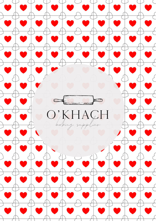 Love Details Pattern No.143 - Edible Image - Premium Edible Image from O'Khach Baking Supplies - Just $16.99! Shop now at O'Khach Baking Supplies