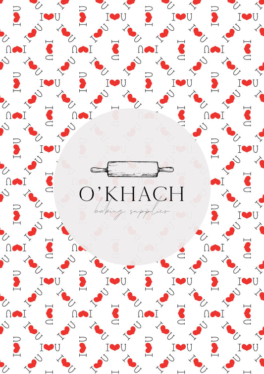 Love Details Pattern No.145 - Edible Image - Premium Edible Image from O'Khach Baking Supplies - Just $16.99! Shop now at O'Khach Baking Supplies
