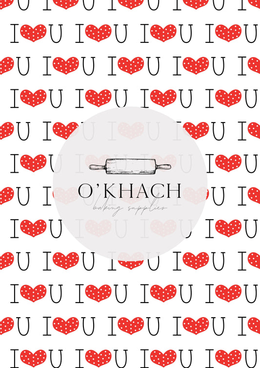Love Details Pattern No.146 - Edible Image - Premium Edible Image from O'Khach Baking Supplies - Just $16.99! Shop now at O'Khach Baking Supplies