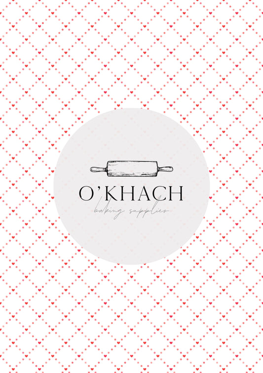 Love Details Pattern No.152 - Edible Image - Premium Edible Image from O'Khach Baking Supplies - Just $16.99! Shop now at O'Khach Baking Supplies