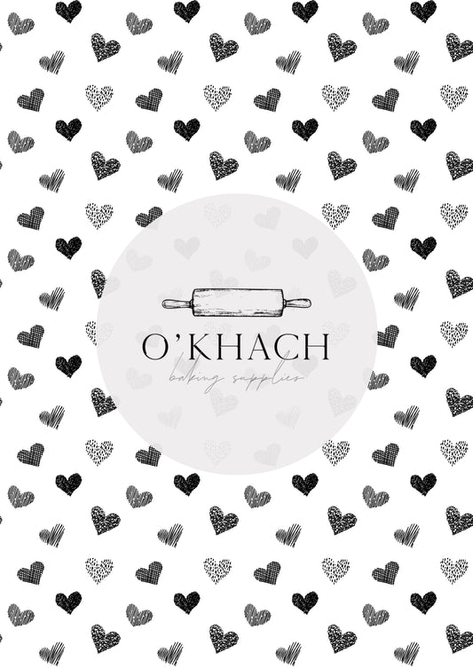 Love Details Pattern No.154 - Edible Image - Premium Edible Image from O'Khach Baking Supplies - Just $16.99! Shop now at O'Khach Baking Supplies