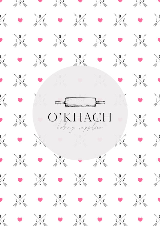 Love Details Pattern No.195 - Edible Image - Premium Edible Image from O'Khach Baking Supplies - Just $16.99! Shop now at O'Khach Baking Supplies
