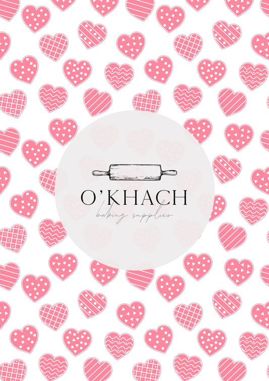 Love Details Pattern No.205 - Edible Image - Premium Edible Image from O'Khach Baking Supplies - Just $16.99! Shop now at O'Khach Baking Supplies