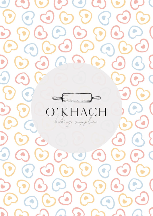 Love Details Pattern No.206 - Edible Image - Premium Edible Image from O'Khach Baking Supplies - Just $16.99! Shop now at O'Khach Baking Supplies