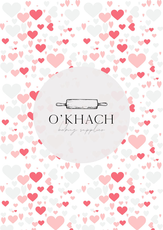 Love Details Pattern No.3 - Edible Image - Premium Edible Image from O'Khach Baking Supplies - Just $16.99! Shop now at O'Khach Baking Supplies