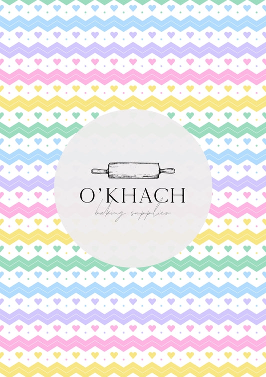 Love Details Pattern No.45 - Edible Image - Premium Edible Image from O'Khach Baking Supplies - Just $16.99! Shop now at O'Khach Baking Supplies