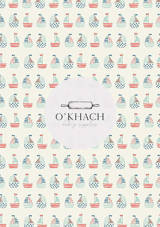 Sailor Pattern No.1 - Edible Image - Premium Edible Image from O'Khach Baking Supplies - Just $16.99! Shop now at O'Khach Baking Supplies