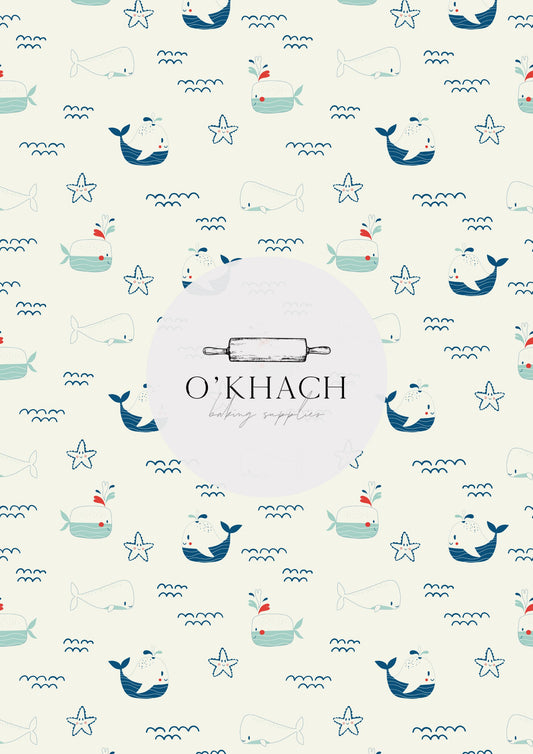 Sailor Pattern No.15 - Edible Image - Premium Edible Image from O'Khach Baking Supplies - Just $16.99! Shop now at O'Khach Baking Supplies