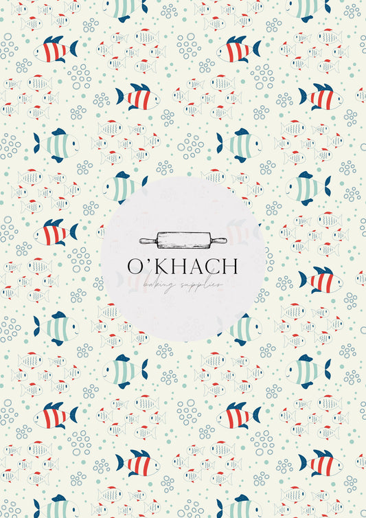 Sailor Pattern No.17 - Edible Image - Premium Edible Image from O'Khach Baking Supplies - Just $16.99! Shop now at O'Khach Baking Supplies
