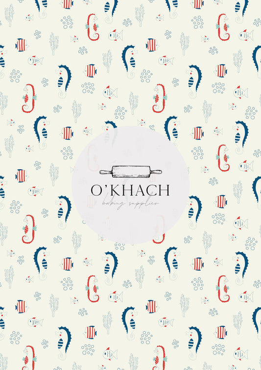 Sailor Pattern No.19 - Edible Image - Premium Edible Image from O'Khach Baking Supplies - Just $16.99! Shop now at O'Khach Baking Supplies
