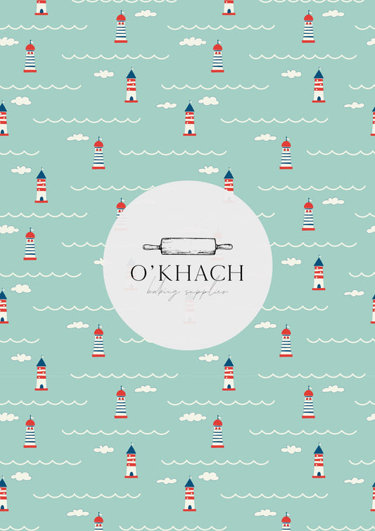 Sailor Pattern No.8 - Edible Image - Premium Edible Image from O'Khach Baking Supplies - Just $16.99! Shop now at O'Khach Baking Supplies