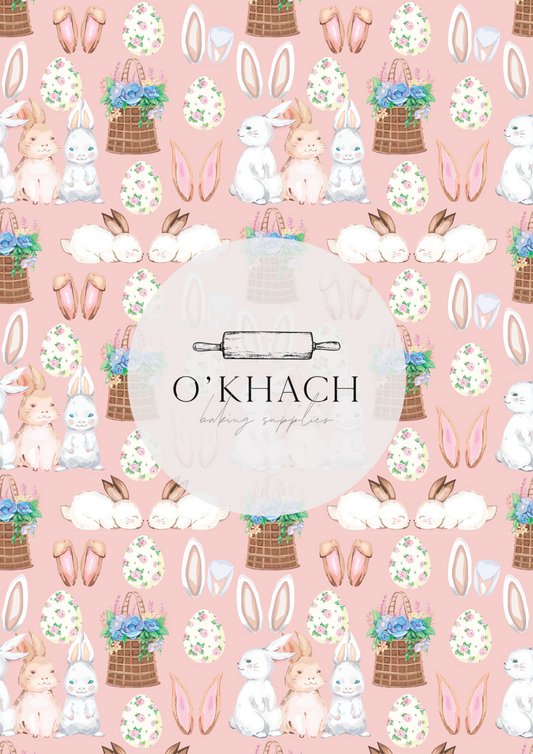 The Easter Hunt Pattern No.11 - Edible Image - Premium Edible Image from O'Khach Baking Supplies - Just $16.99! Shop now at O'Khach Baking Supplies