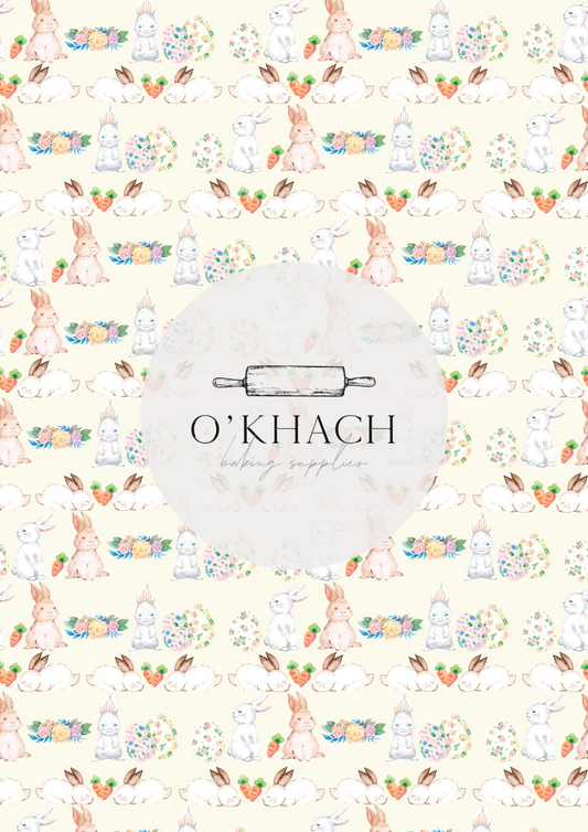 The Easter Hunt Pattern No.15 - Edible Image - Premium Edible Image from O'Khach Baking Supplies - Just $16.99! Shop now at O'Khach Baking Supplies