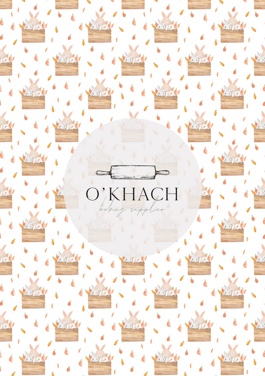 The Easter Hunt Pattern No.19 - Edible Image - Premium Edible Image from O'Khach Baking Supplies - Just $16.99! Shop now at O'Khach Baking Supplies