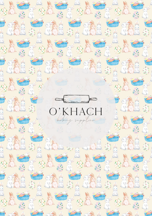 The Easter Hunt Pattern No.6 - Edible Image - Premium Edible Image from O'Khach Baking Supplies - Just $16.99! Shop now at O'Khach Baking Supplies