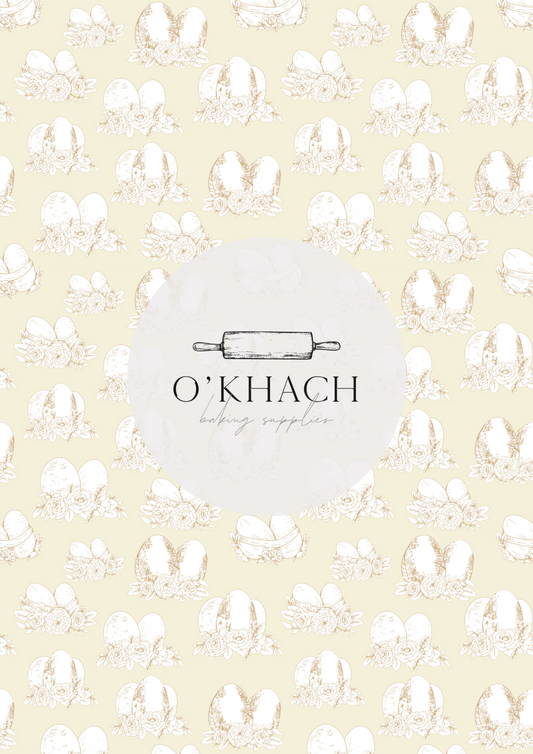 The Easter Hunt Pattern No.9 - Edible Image - Premium Edible Image from O'Khach Baking Supplies - Just $16.99! Shop now at O'Khach Baking Supplies