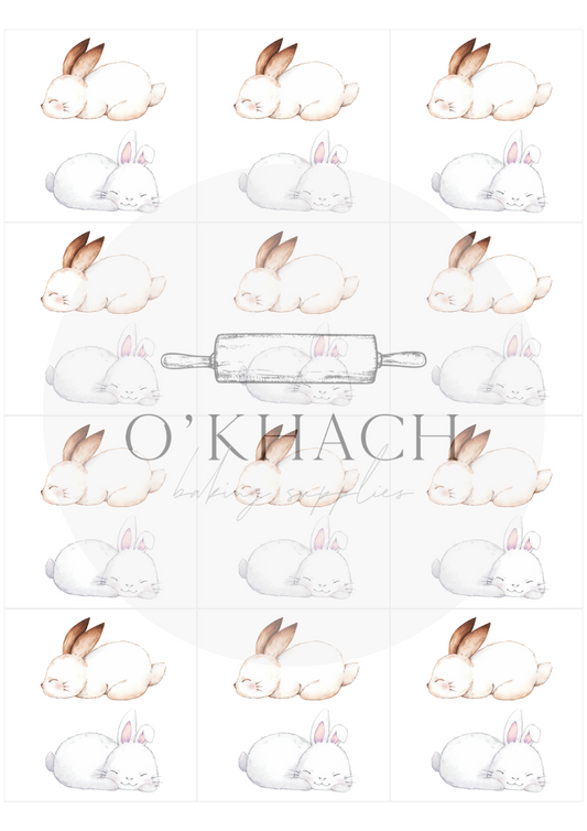 The Easter Hunt Squares No.20 - Edible Image - Premium Edible Image from O'Khach Baking Supplies - Just $16.99! Shop now at O'Khach Baking Supplies