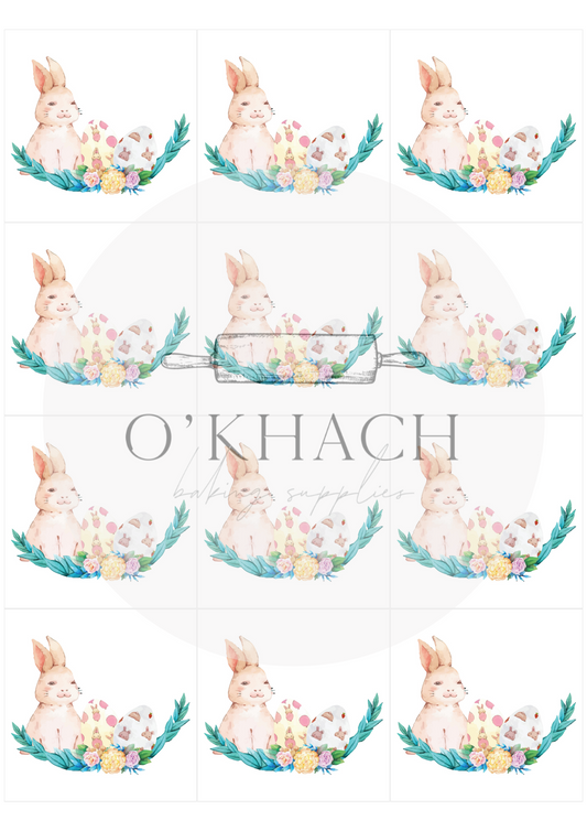 The Easter Hunt Squares No.21 - Edible Image - Premium Edible Image from O'Khach Baking Supplies - Just $16.99! Shop now at O'Khach Baking Supplies