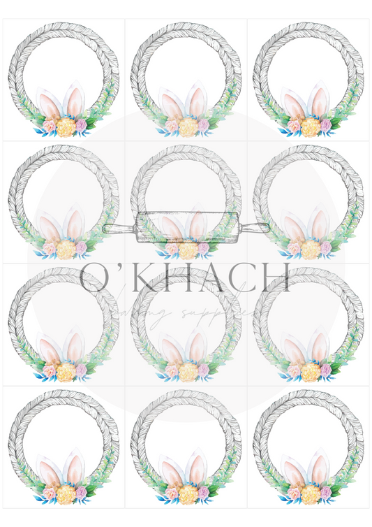 The Easter Hunt Squares No.22 - Edible Image - Premium Edible Image from O'Khach Baking Supplies - Just $16.99! Shop now at O'Khach Baking Supplies