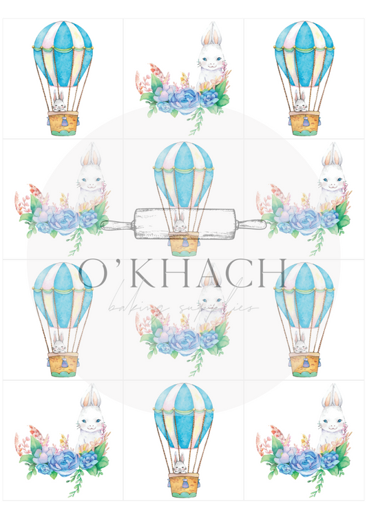 The Easter Hunt Squares No.29 - Edible Image - Premium Edible Image from O'Khach Baking Supplies - Just $16.99! Shop now at O'Khach Baking Supplies