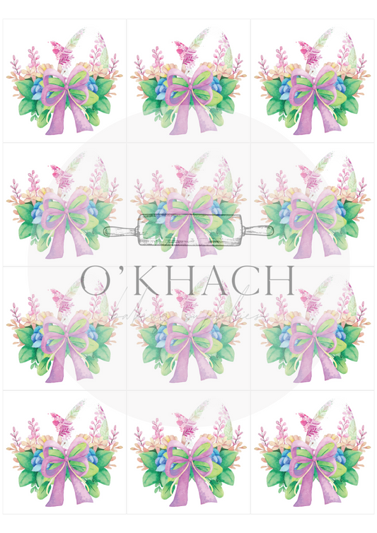 The Easter Hunt Squares No.4 - Edible Image - Premium Edible Image from O'Khach Baking Supplies - Just $16.99! Shop now at O'Khach Baking Supplies
