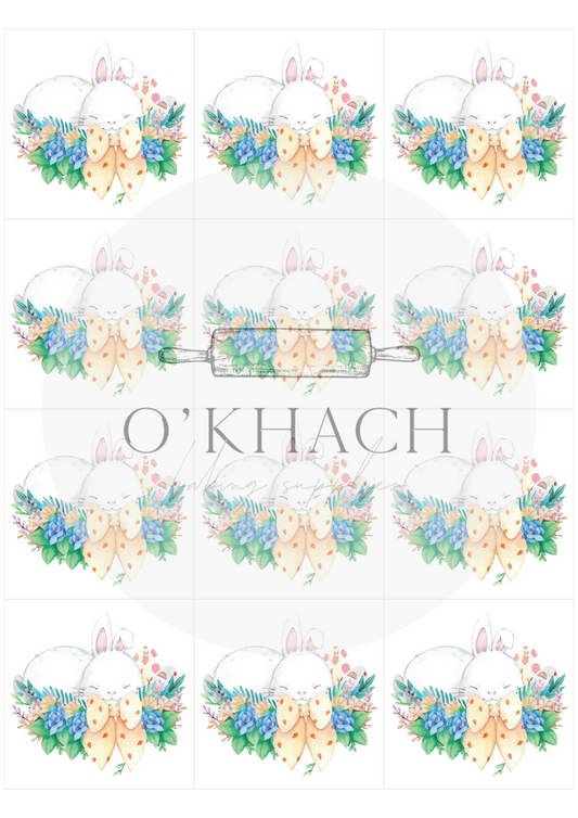 The Easter Hunt Squares No.5 - Edible Image - Premium Edible Image from O'Khach Baking Supplies - Just $16.99! Shop now at O'Khach Baking Supplies