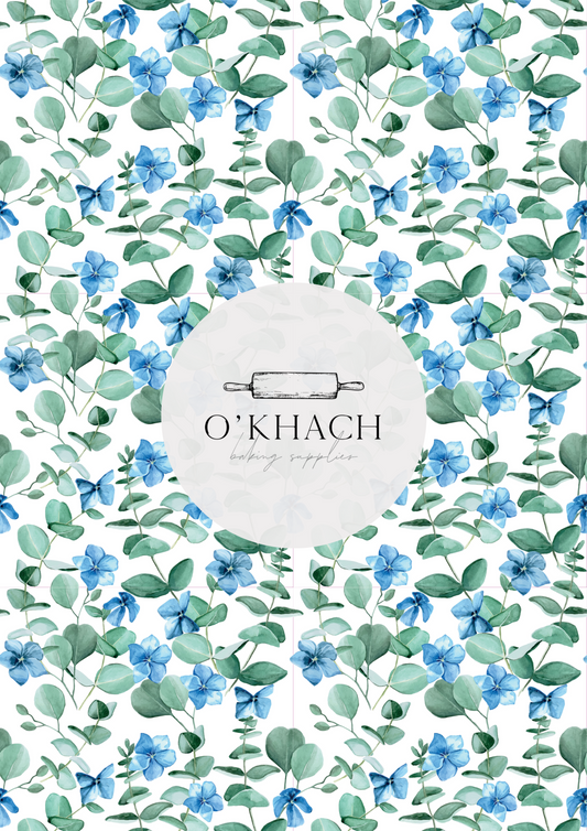 Tropical Watercolour Pattern No.25 - Edible Image - Premium Edible Image from O'Khach Baking Supplies - Just $16.99! Shop now at O'Khach Baking Supplies
