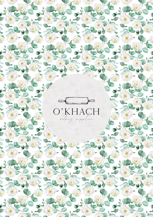 Tropical Watercolour Pattern No.41 - Edible Image - Premium Edible Image from O'Khach Baking Supplies - Just $16.99! Shop now at O'Khach Baking Supplies