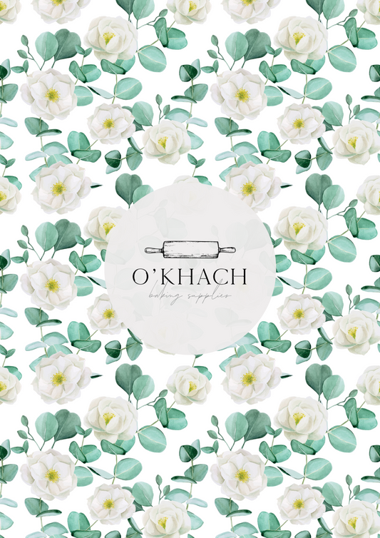Tropical Watercolour Pattern No.43 - Edible Image - Premium Edible Image from O'Khach Baking Supplies - Just $16.99! Shop now at O'Khach Baking Supplies
