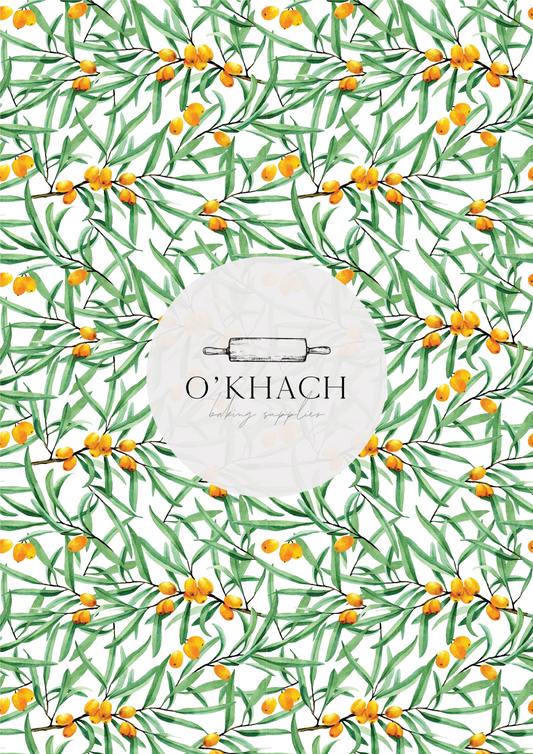 Tropical Watercolour Pattern No.49 - Edible Image - Premium Edible Image from O'Khach Baking Supplies - Just $16.99! Shop now at O'Khach Baking Supplies