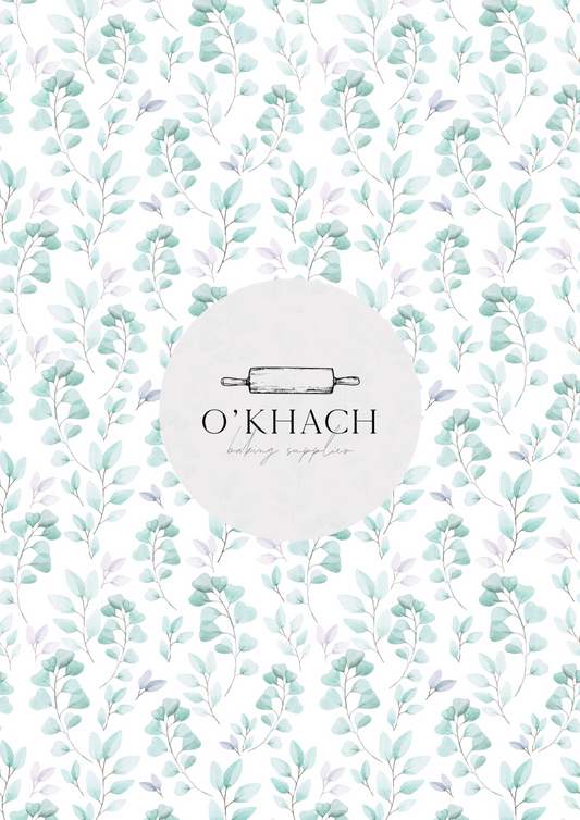 Tropical Watercolour Pattern No.52 - Edible Image - Premium Edible Image from O'Khach Baking Supplies - Just $16.99! Shop now at O'Khach Baking Supplies