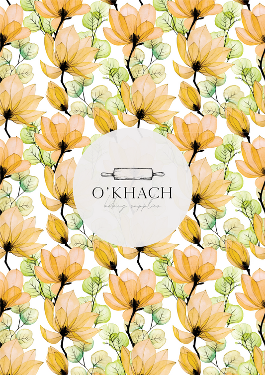 Tropical Watercolour Pattern No.53 - Edible Image - Premium Edible Image from O'Khach Baking Supplies - Just $16.99! Shop now at O'Khach Baking Supplies