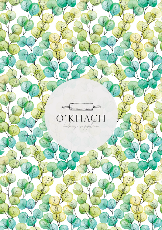 Tropical Watercolour Pattern No.57 - Edible Image - Premium Edible Image from O'Khach Baking Supplies - Just $16.99! Shop now at O'Khach Baking Supplies
