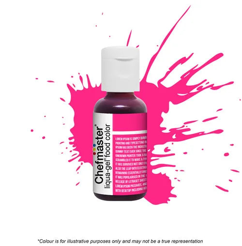 Fuchsia - Gel Food Colour 20g (Chefmaster) - Premium from O'Khach Baking Supplies - Just $4.95! Shop now at O'Khach Baking Supplies