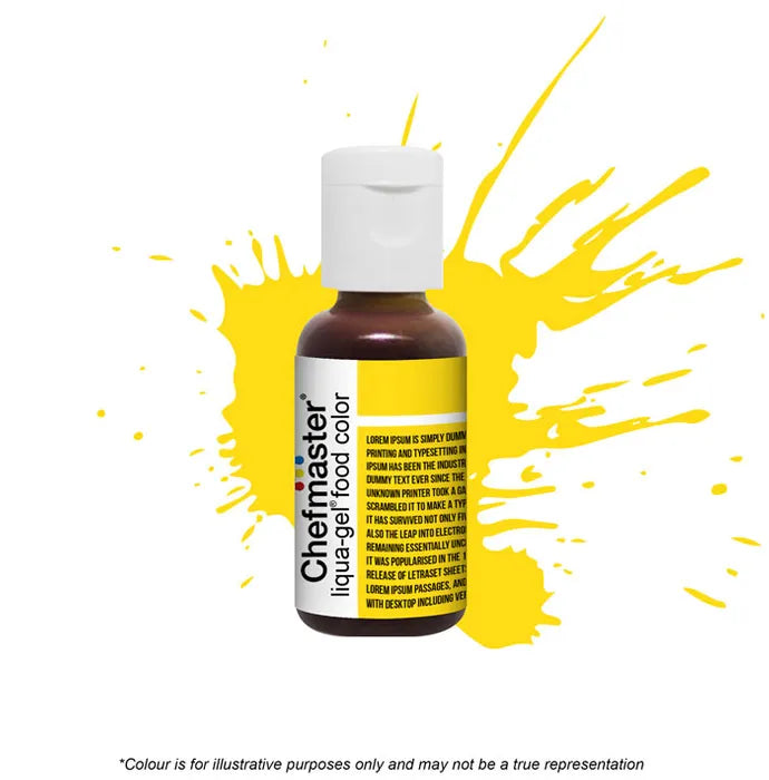 Gold - Gel Food Colour 20g (Chefmaster) - Premium from O'Khach Baking Supplies - Just $4.95! Shop now at O'Khach Baking Supplies