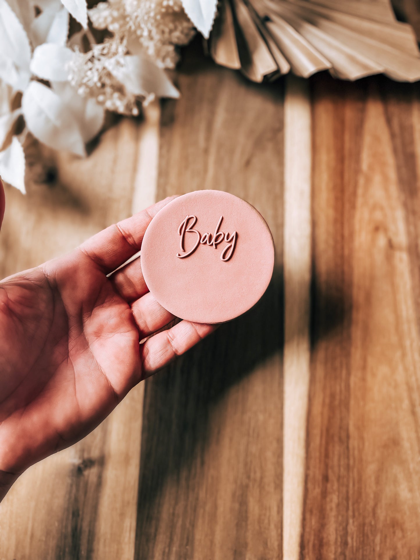 Baby 'UP' Stamp - Perfect for Fondant & Sugar Cookies