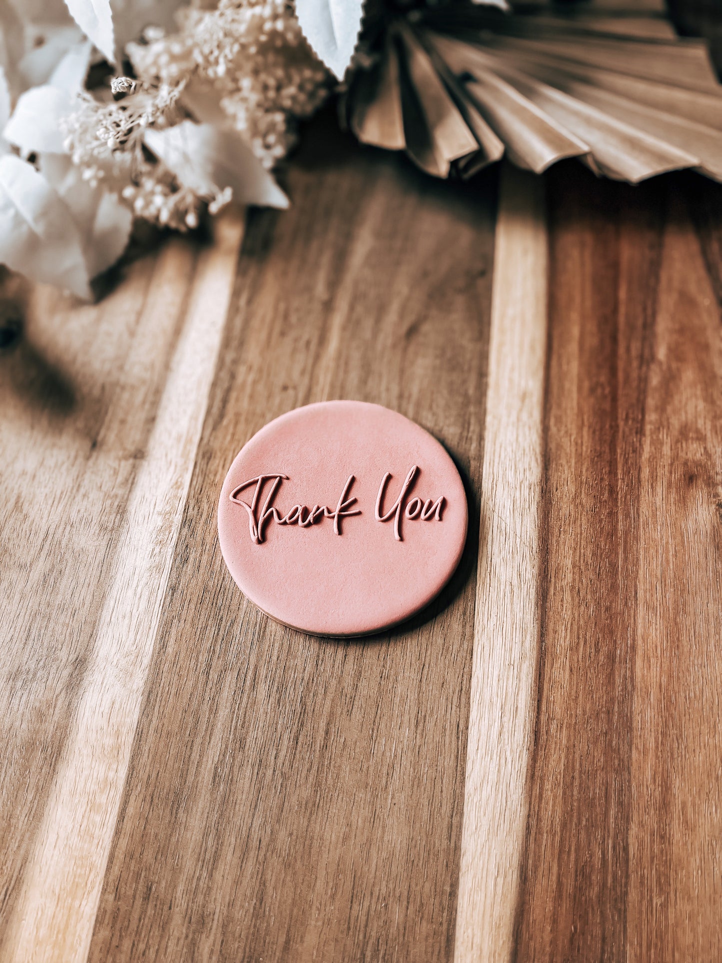 Thank you 'UP' - Cookie Stamp - Ideal for Fondant & Sugar Cookies
