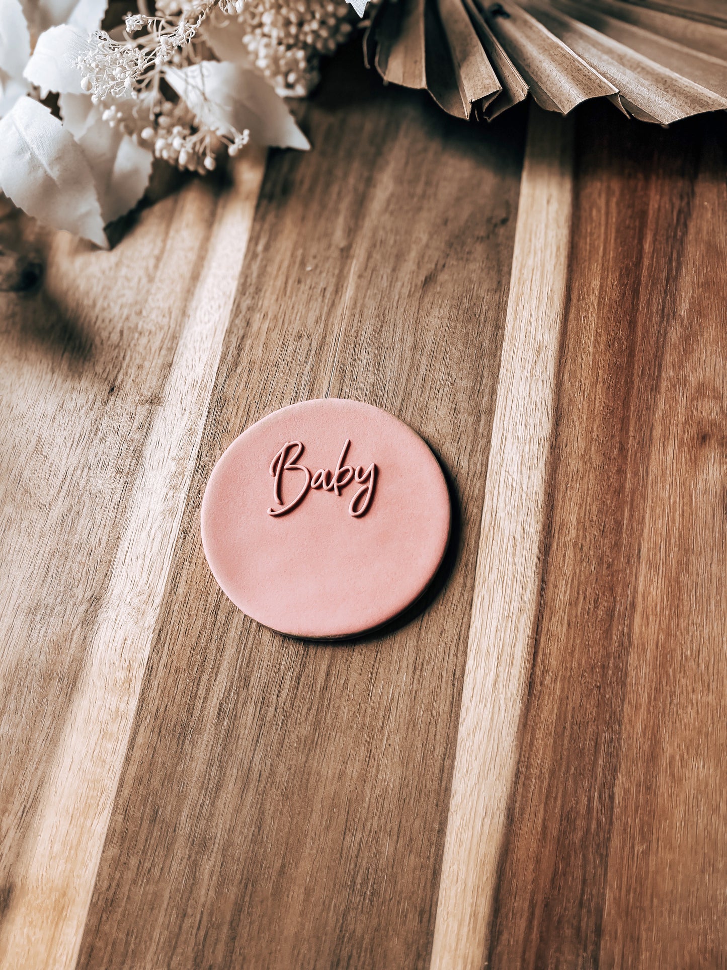 Baby 'UP' Stamp - Perfect for Fondant & Sugar Cookies