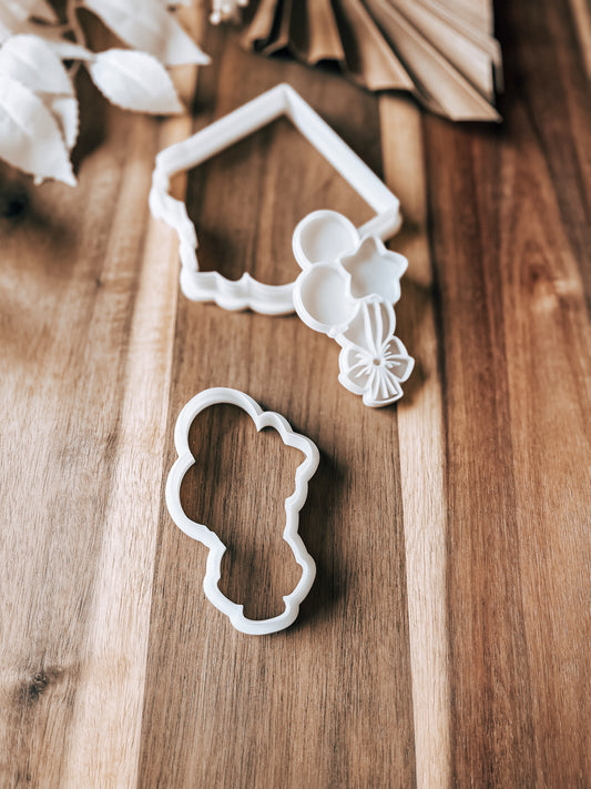 Balloon Plaque Cookie Cutter (For Balloons) - Premium Cutter and Stamp from O'Khach Baking Supplies - Just $8.99! Shop now at O'Khach Baking Supplies