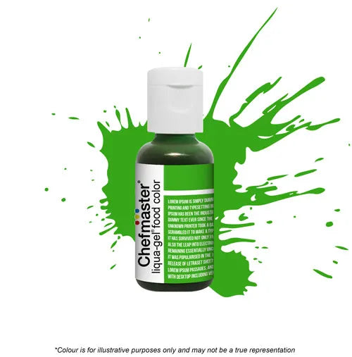 Leaf Green - Gel Food Colour 20g (Chefmaster) - Premium from O'Khach Baking Supplies - Just $4.95! Shop now at O'Khach Baking Supplies