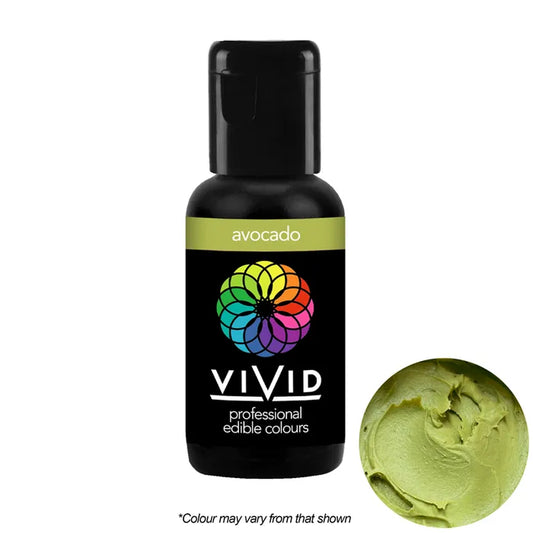 Avocado - Gel Colour 21g | Vivid Professional - Premium Vivid Professional from Cake Craft - Just $4.99! Shop now at O'Khach Baking Supplies
