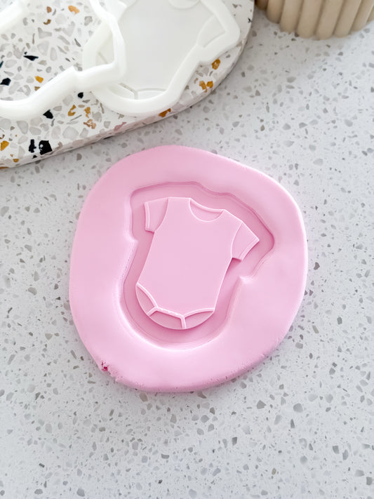 Romper (Plain) Stamp & Cutter - Perfect for Fondant & Sugar Cookies