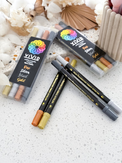 Vivid | Edible Metallic Markers - Basics