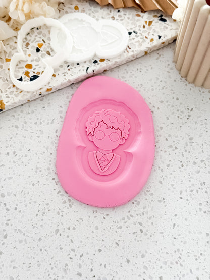 Wizard Boy - Cookie Stamp & Cutter